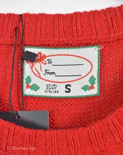 بافت کریسمسی قرمز