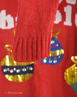 بافت کریسمسی قرمز