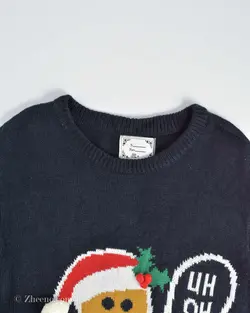 بافت کریسمسی سرمه ای