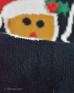 بافت کریسمسی سرمه ای