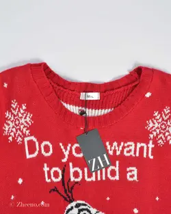 بافت کریسمسی قرمز