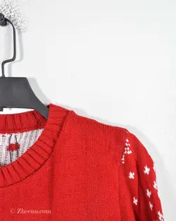 بافت کریسمسی قرمز