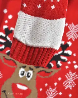 بافت کریسمسی قرمز