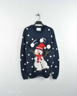 بافت کریسمسی سرمه ای