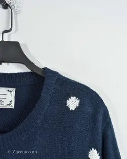 بافت کریسمسی سرمه ای