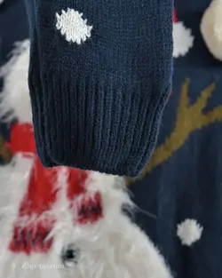 بافت کریسمسی سرمه ای