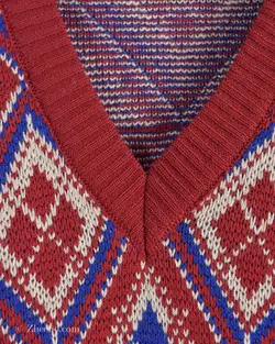 بافت وینتیج زرشکی