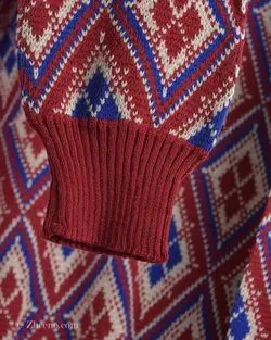 بافت وینتیج زرشکی