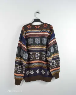 بافت وینتیج قهوه ای