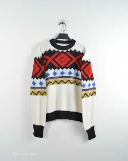 بافت وینتیج چند رنگ