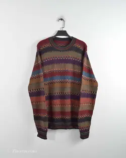 بافت وینتیج چند رنگ