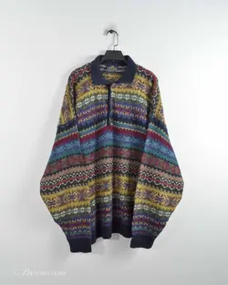 بافت وینتیج دکمه دارFiume