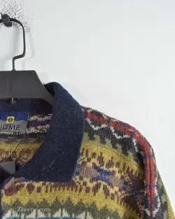 بافت وینتیج دکمه دارFiume