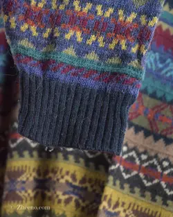 بافت وینتیج دکمه دارFiume