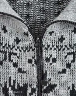 بافت وینتیج زیپ دار