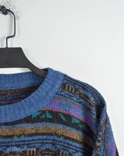 بافت وینتیج چند رنگ