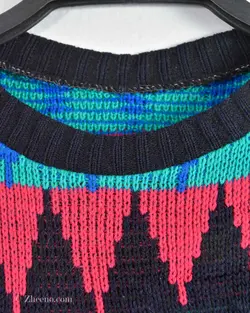 بافت وینتیج چند رنگ