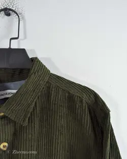 پیراهن کبریتی Jack&Jones یشمی تک جیب