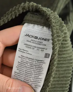 پیراهن کبریتی Jack&Jones یشمی تک جیب