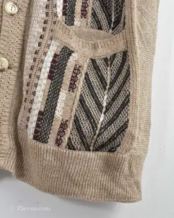 بافت وینتیج دکمه دار Home Mod