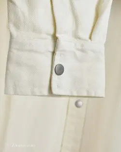 پیراهن جین Pull&Bear شیری