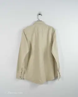 پیراهن جین ضخیم Pull&Bear کرم
