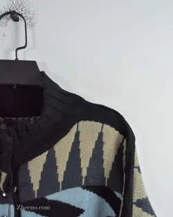 بافت وینتیج دکمه دار