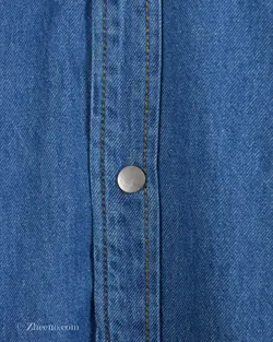 پیراهن جین کلاه دار Zara آبی تیره