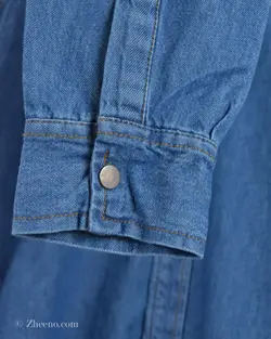 پیراهن جین کلاه دار Zara آبی تیره