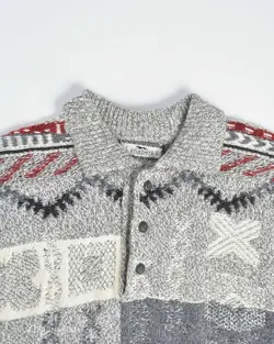 بافت وینتیج دکمه دار Engbers