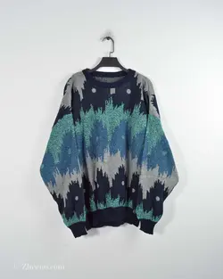 بافت وینتیج سرمه ای