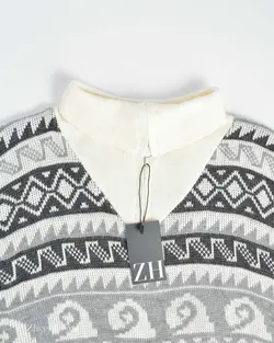 بافت وینتیج نیم زیپ