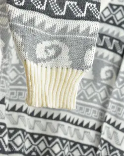 بافت وینتیج نیم زیپ