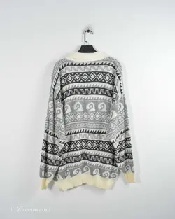 بافت وینتیج نیم زیپ