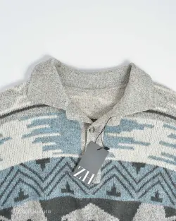 بافت وینتیج دکمه دار