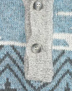 بافت وینتیج دکمه دار