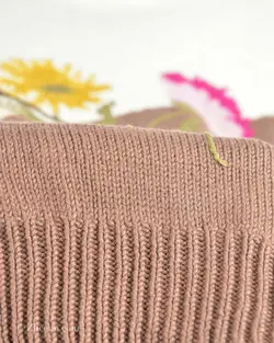 بافت وینتیج کرمی و قهوه ای