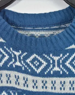 بافت وینتیج آبی نفتی