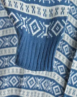 بافت وینتیج آبی نفتی