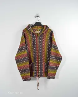 بافت وینتیج زیپ دار E.C.C