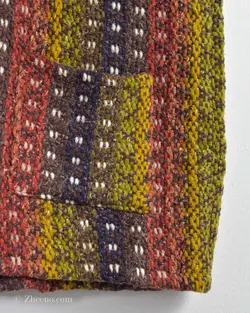 بافت وینتیج زیپ دار E.C.C