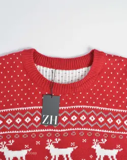 بافت کریسمسی قرمز