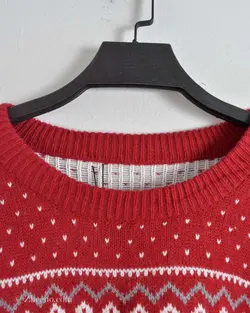 بافت کریسمسی قرمز