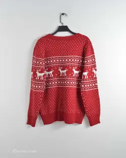 بافت کریسمسی قرمز