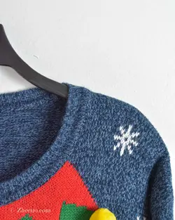 بافت کریسمسی آبی نفتی