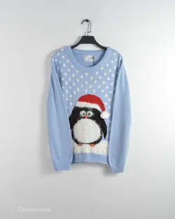 بافت کریسمسی آبی آسمانی