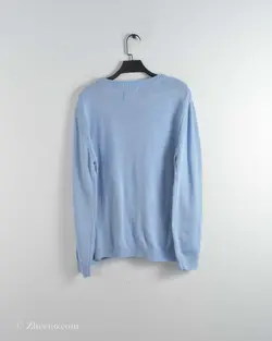 بافت کریسمسی آبی آسمانی