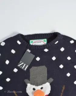 بافت کریسمسی سرمه ای