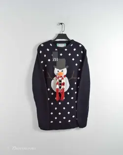 بافت کریسمسی سرمه ای