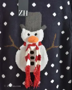 بافت کریسمسی سرمه ای